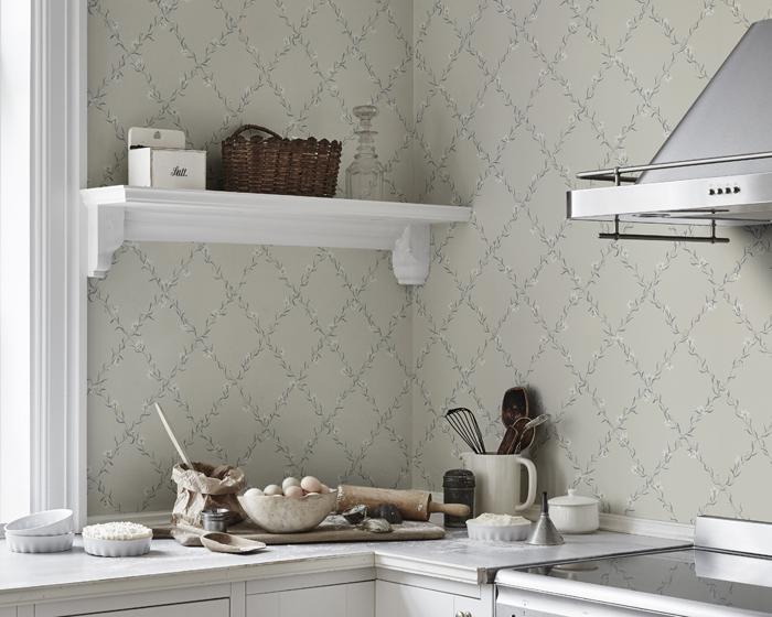 Sandberg Ewa Wallpaper in a kitchen