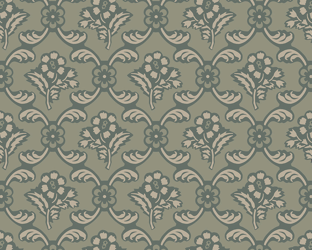 Farrow and Ball Barace Wallpaper 