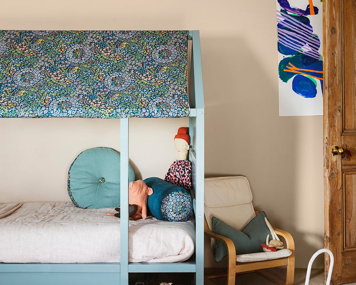 School House White 291 paint by Farrow & Ball in a childrens bedroom