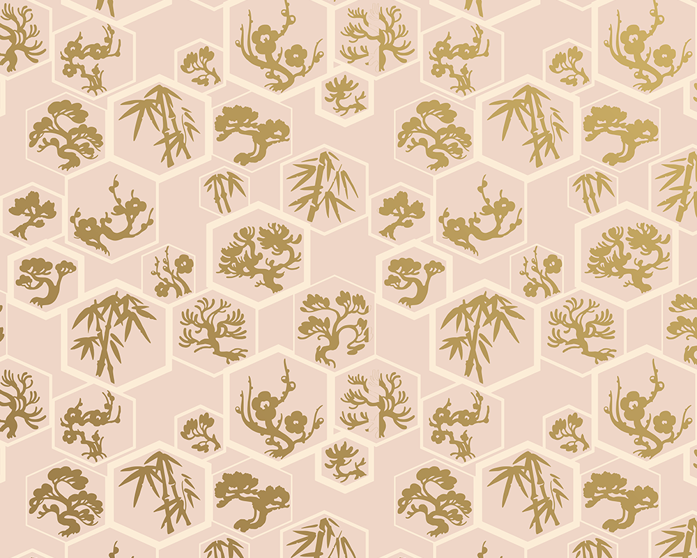 Farrow and Ball Shouchikubai Wallpaper