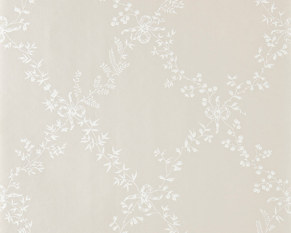 Farrow and Ball Toile Trellis Wallpaper