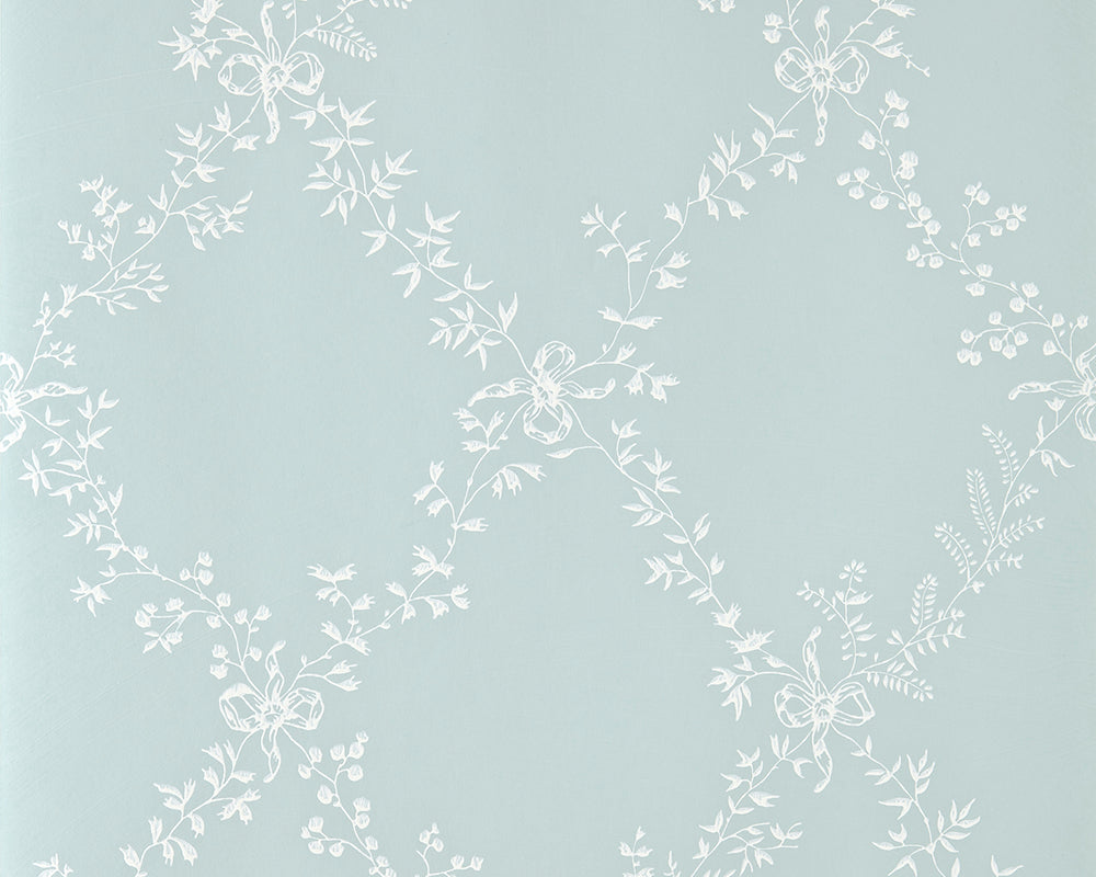 Farrow and Ball Toile Trellis Wallpaper