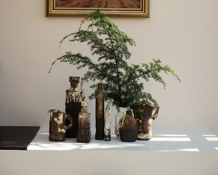 Tailor Tack 302 paint by Farrow & Ball on the walls with quirky home decor