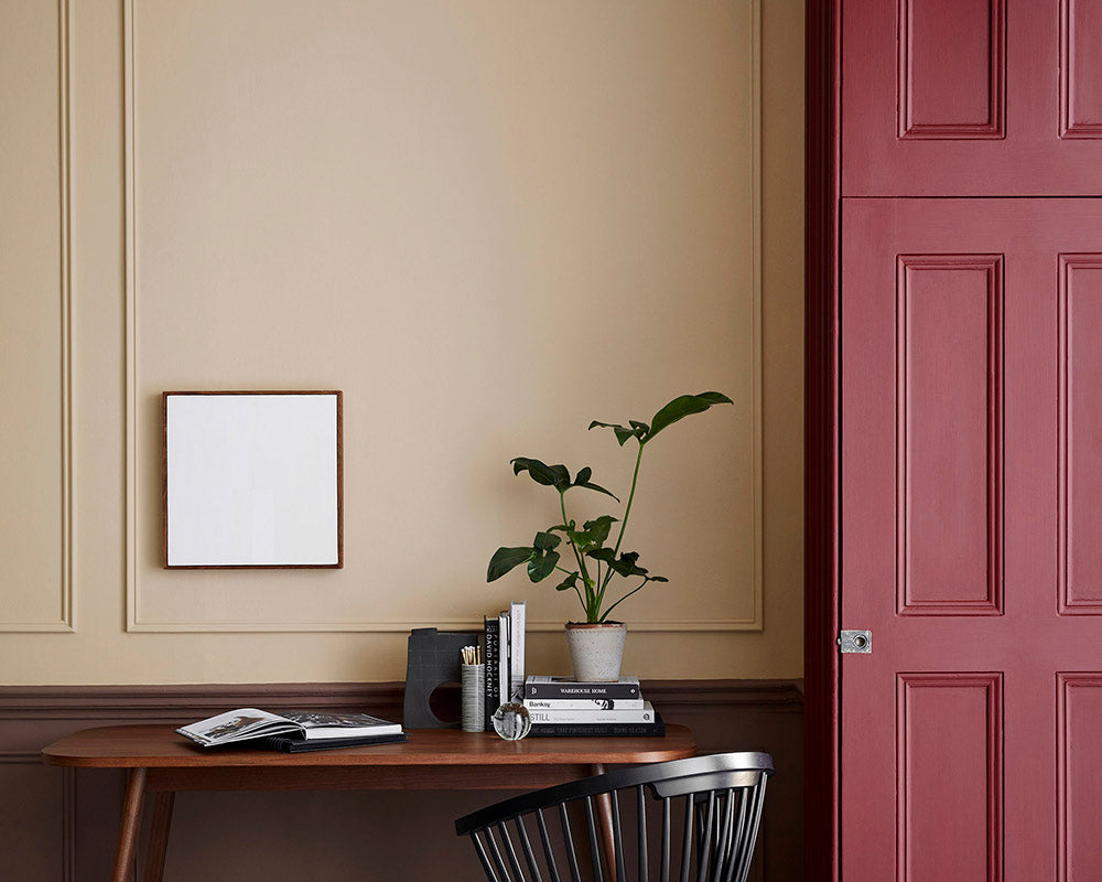 Little Greene Castell Pink 314 Paint on walls