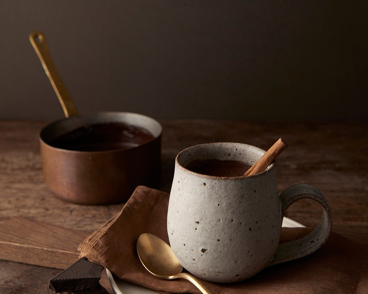 Little Greene Chocolate Colour 124 Paint on kitchen back wall