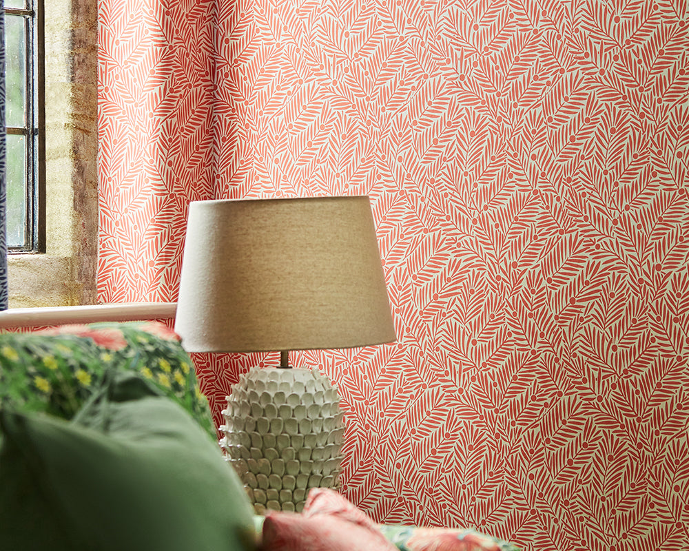 Morris & Co Yew & Aril Wallpaper