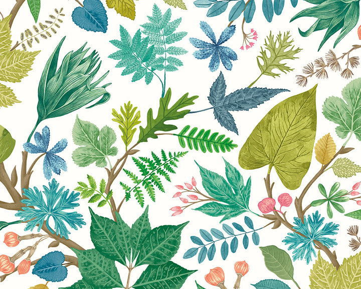 OHPOPSI Lush Leaves Wallpaper