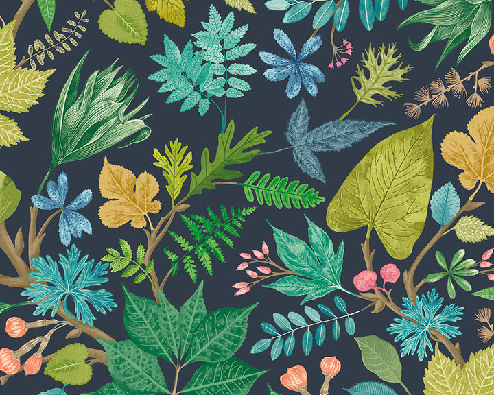 OHPOPSI Lush Leaves Wallpaper