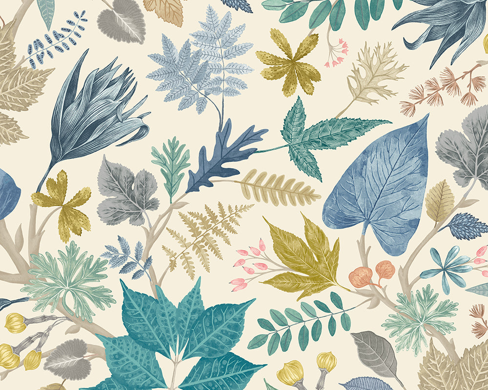 OHPOPSI Lush Leaves Wallpaper