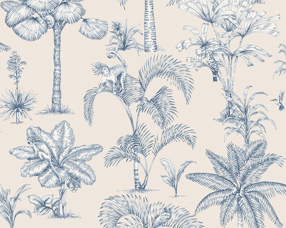 Sandberg Adele Wallpaper in Blue