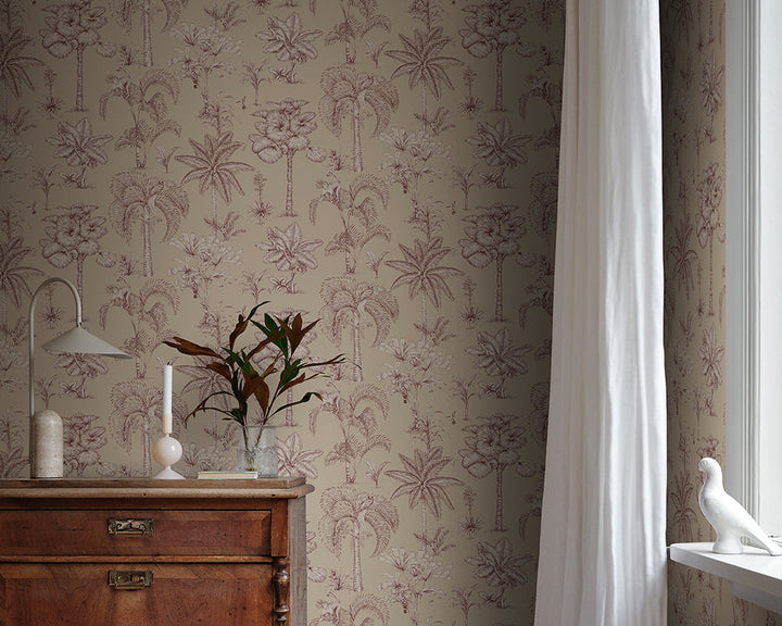 Sandberg Adele Wallpaper in a living space