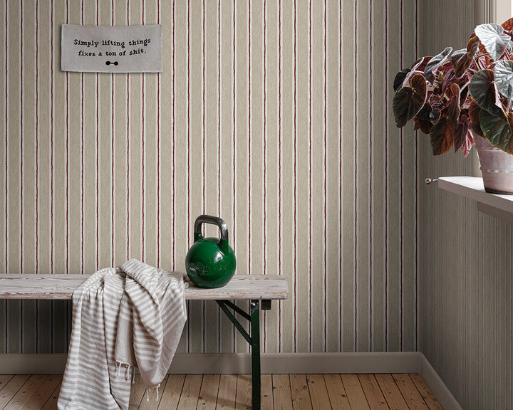 Sandberg Albin Mural Wallpaper in a sport space