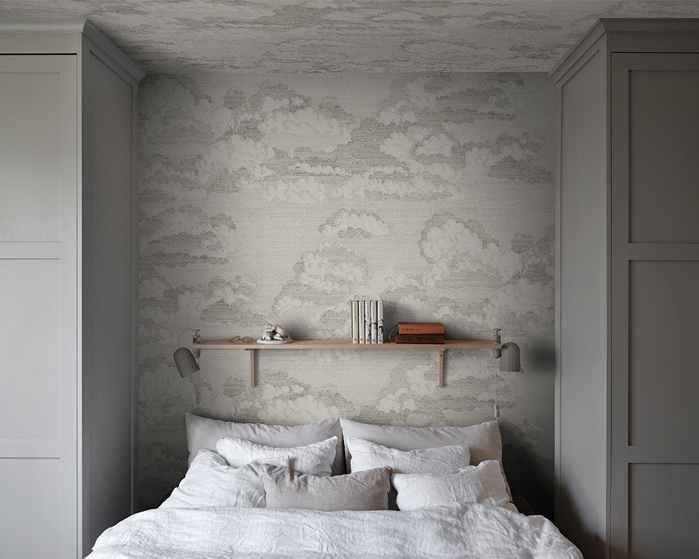 Sandberg Bonnie Mural Wallpaper in a bedroom