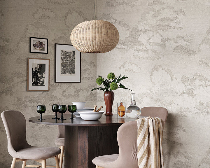 Sandberg Bonnie Mural Wallpaper in dining space