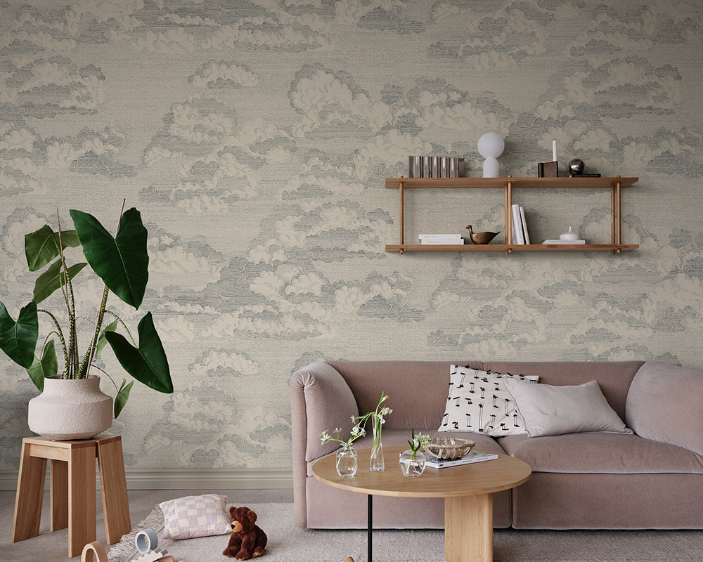 Sandberg Bonnie Mural Wallpaper in a living space