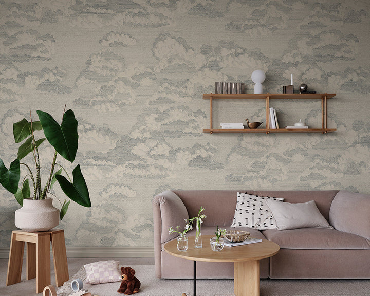Sandberg Bonnie Mural Wallpaper in a living space