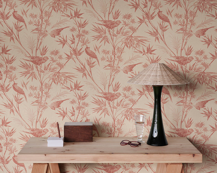 Sandberg Celeste Wallpaper in a living space