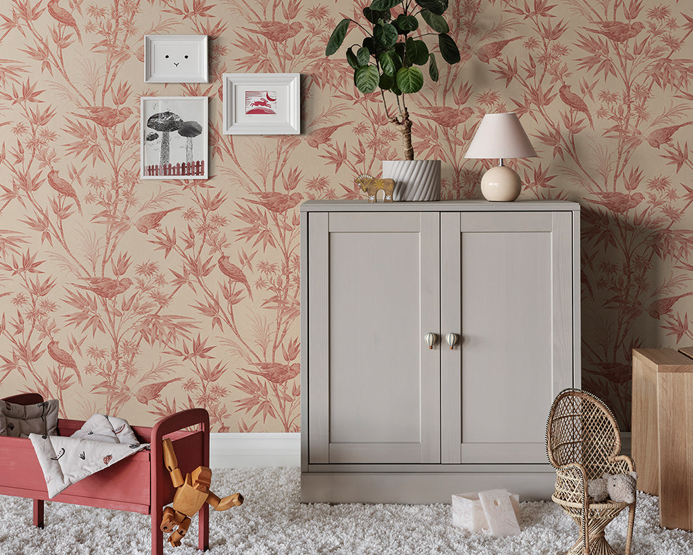 Sandberg Celeste Wallpaper in a playroom