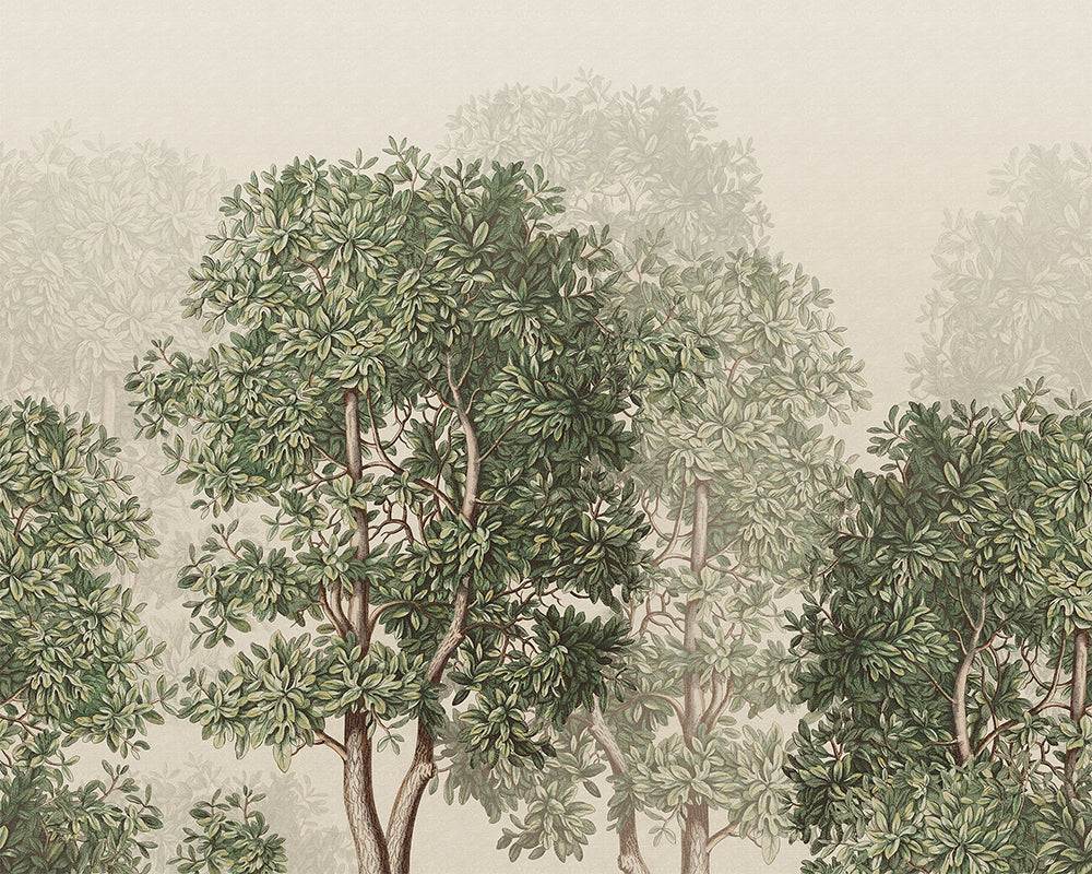 Sandberg Charles Mural Wallpaper in Sand