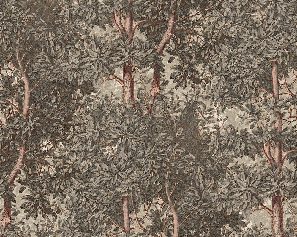 Sandberg Charles Wallpaper in Grey