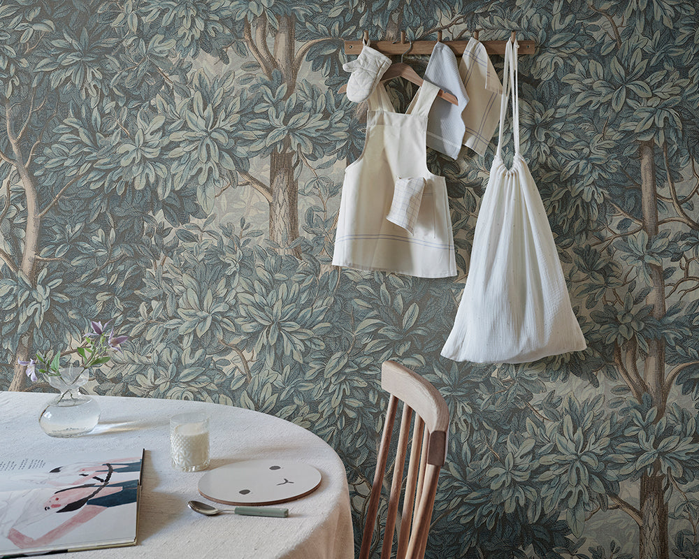 Sandberg Charles Wallpaper in dining space