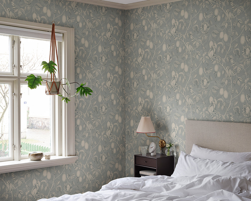 Sandberg Elliot Wallpaper in a bedroom