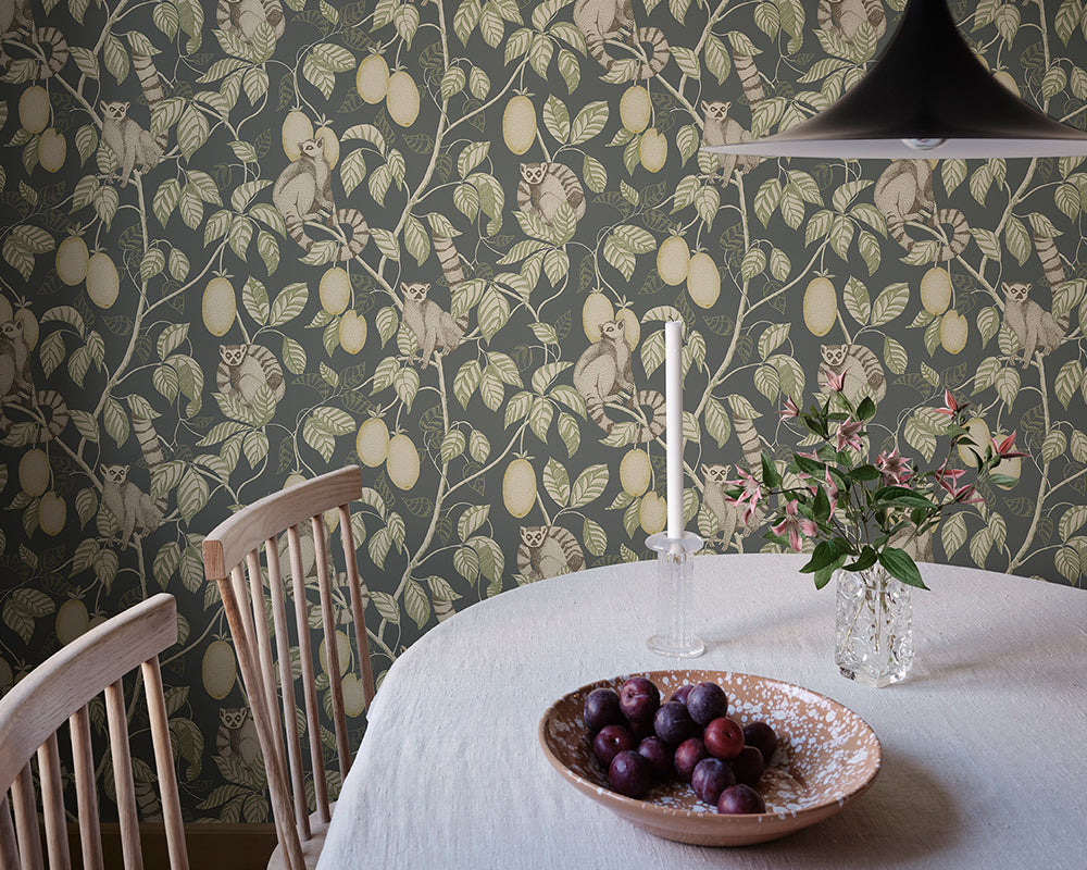 Sandberg Elliot Wallpaper in a dining room