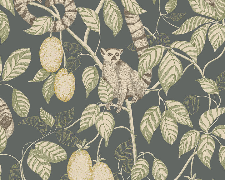 Sandberg Elliot Wallpaper in Dark Blue