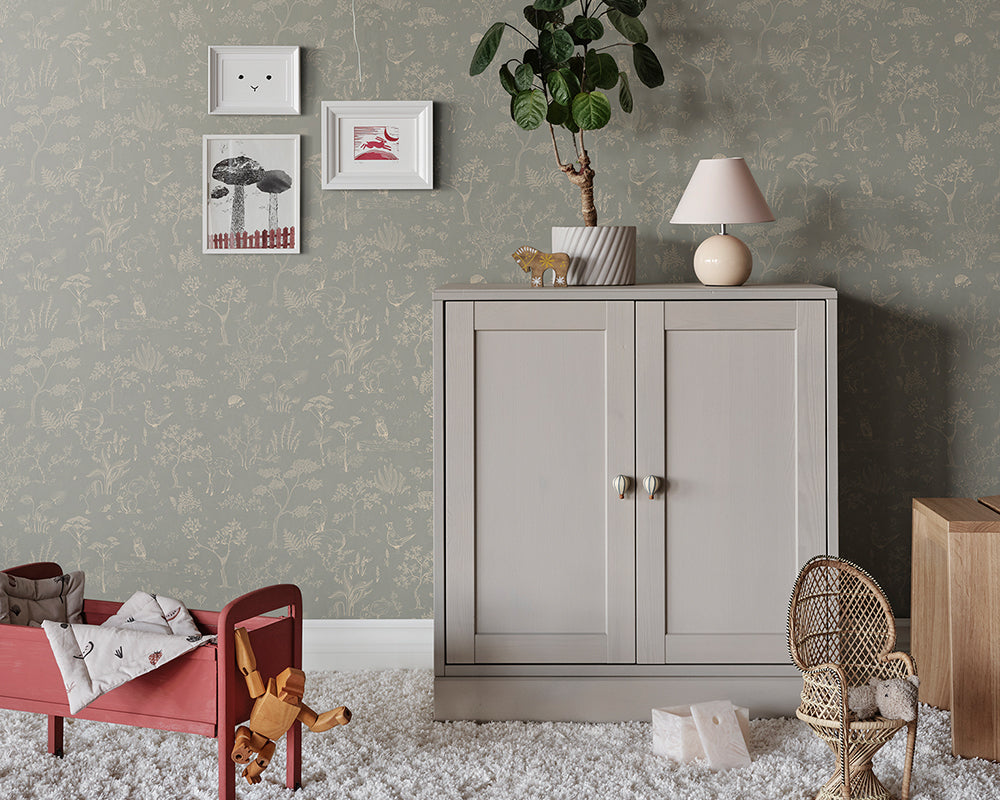 Sandberg Hollie Wallpaper in a kid bedroom