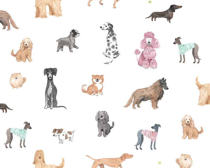 Sandberg Taiga and Friends Mural Wallpaper