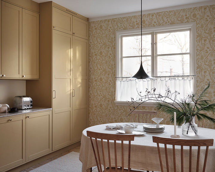 Sandberg Tree of Life Wallpaper in a kitchen