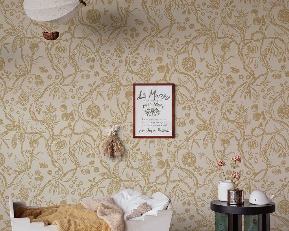 Sandberg Tree of Life Wallpaper in a kid's bedroom