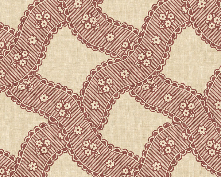 Sandberg Annie Wallpaper in Red