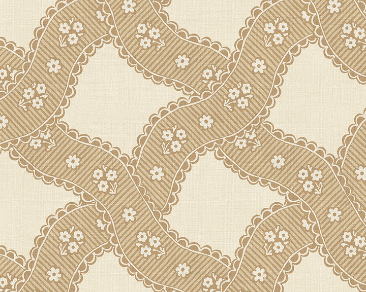 Sandberg Annie Wallpaper in Honey