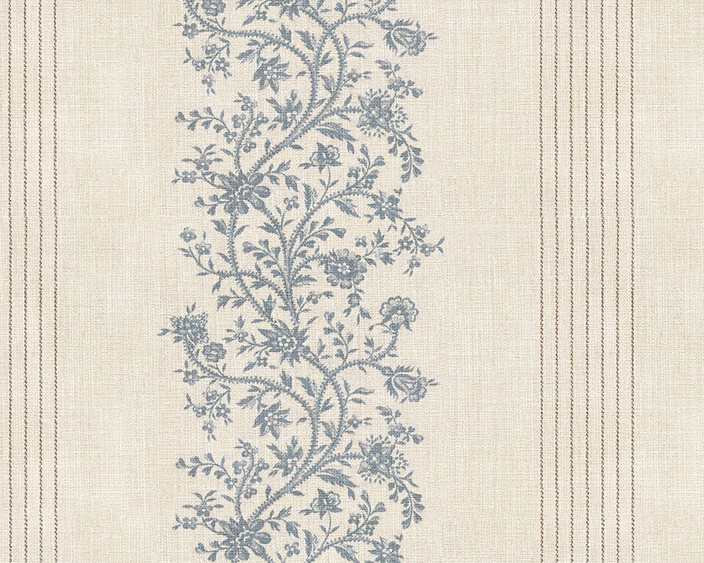 Sandberg Natalie Wallpaper in blue
