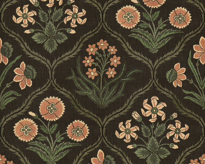 Sandberg Rosa Wallpaper in Charcoal