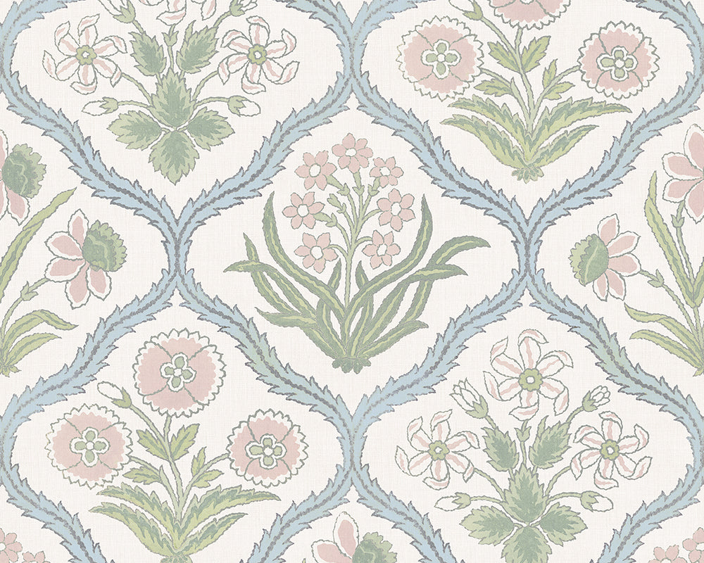 Sandberg Rosa Wallpaper in pastel