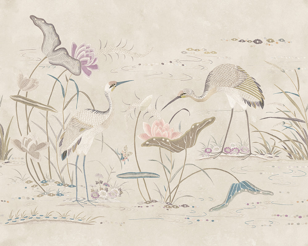 Sandberg Seabirds Wallpaper in Sandstone