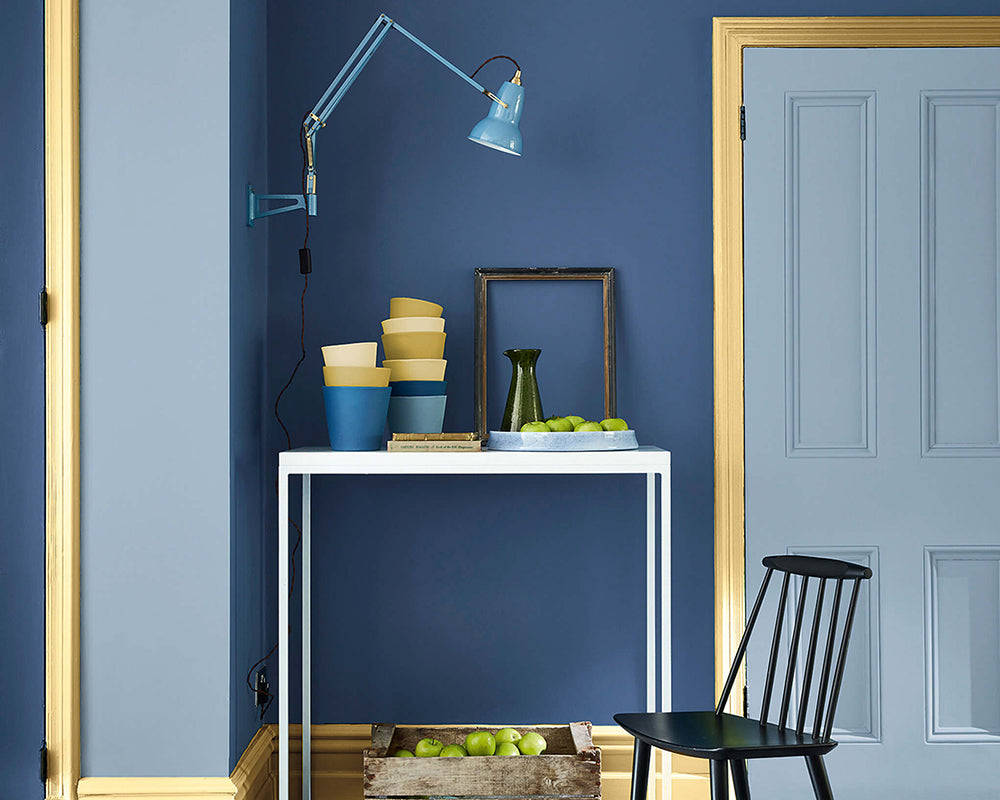 Little Greene Woad 251 Paint on walls and woodwork