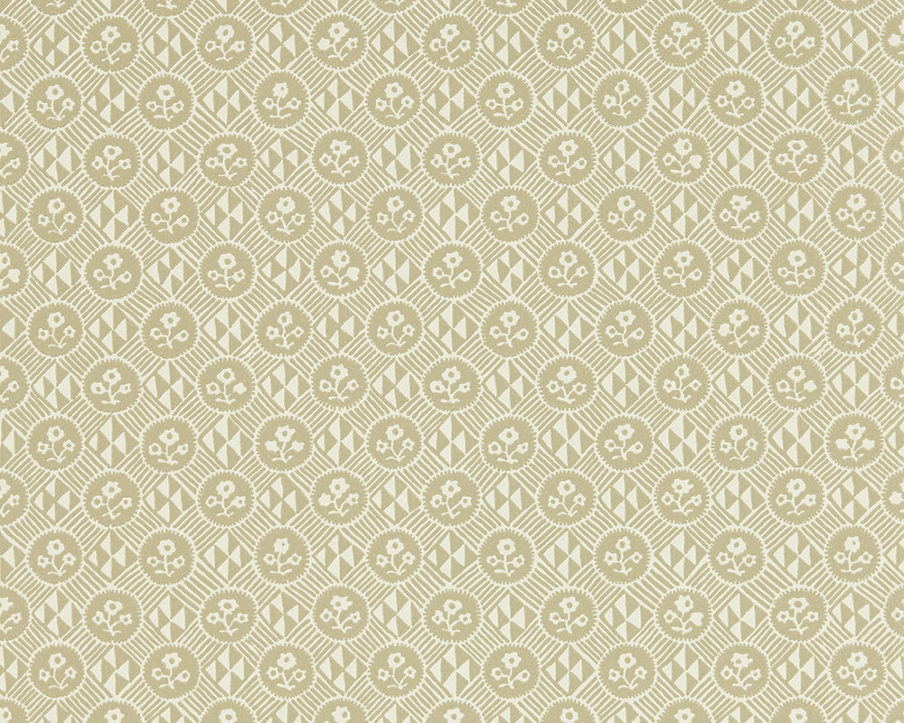 Zoffany Diamonds & Flowers Wallpaper