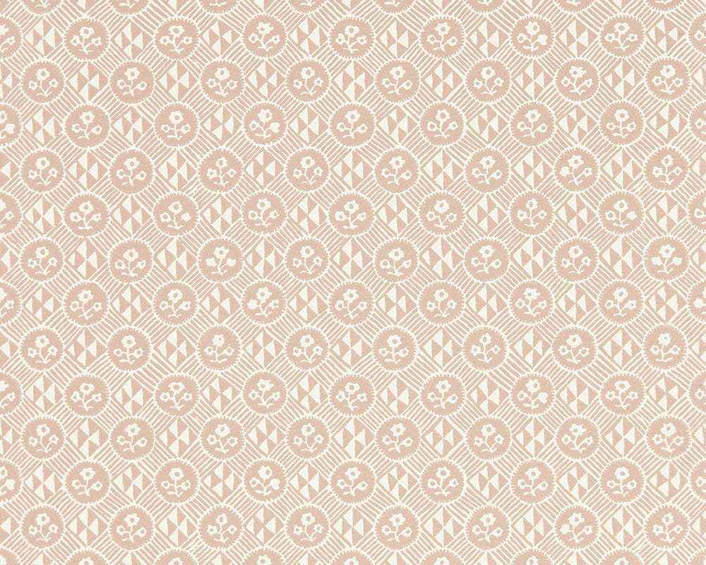 Zoffany Diamonds & Flowers Wallpaper