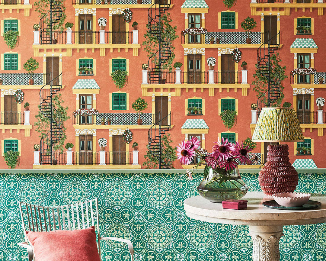 Cole & Son Alfaro Wallpaper Room Set