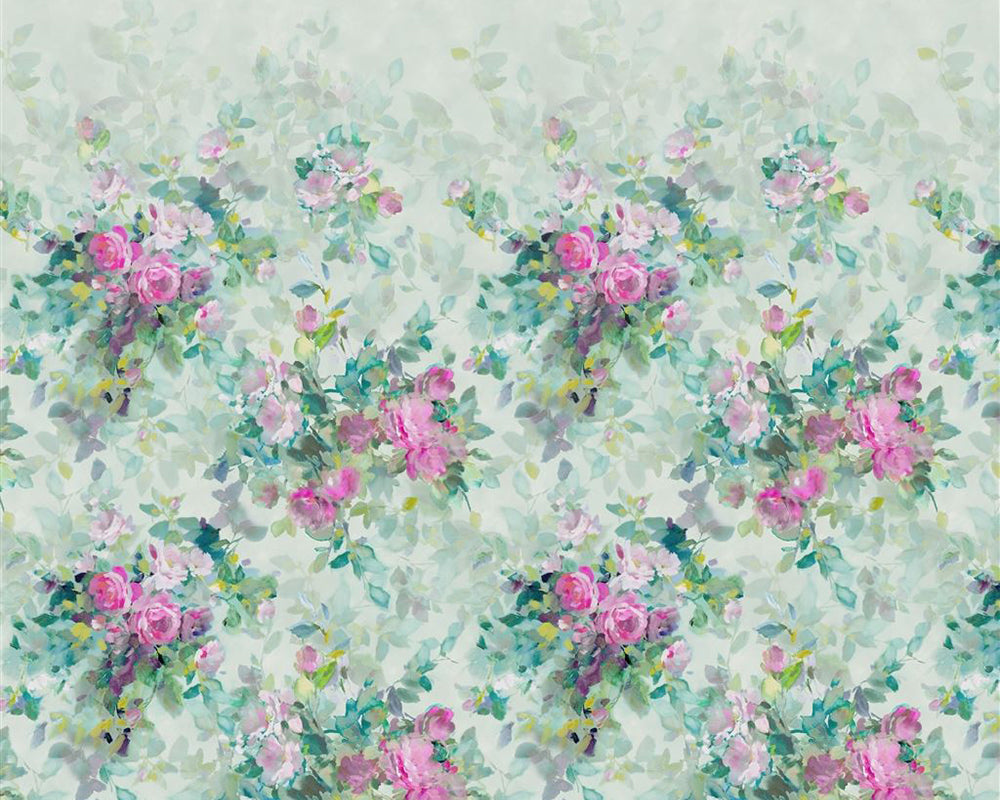 Designers Guild Bouquet De Roses Wallpaper