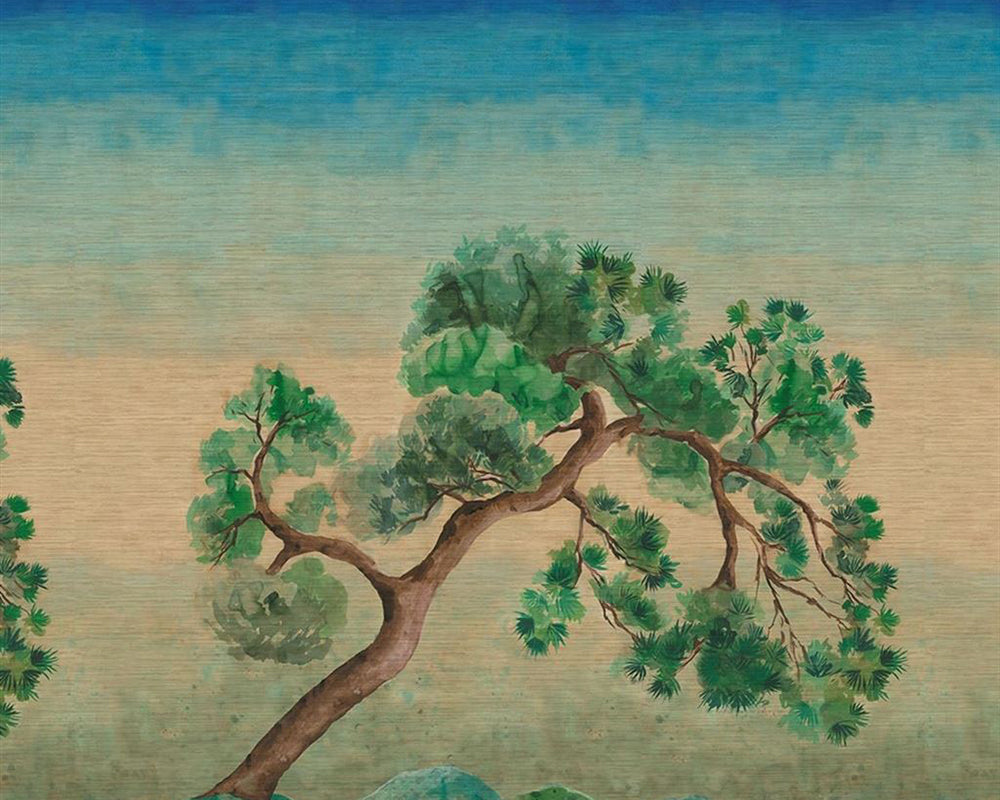 Designers Guild Scene D Arbre Grasscloth Wallpaper