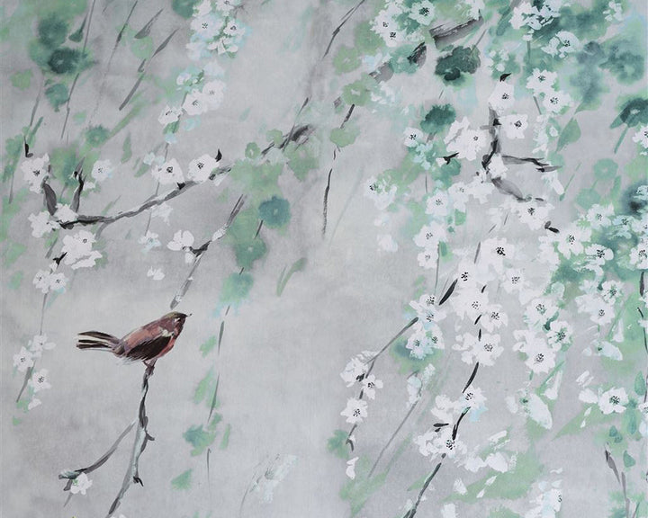 Designers Guild Shinsha Scene 1 Wallpaper in detail
