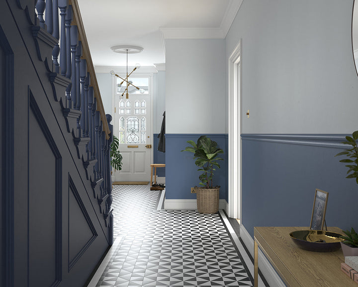 Dulux Heritage DH Indigo Paint in Hallway