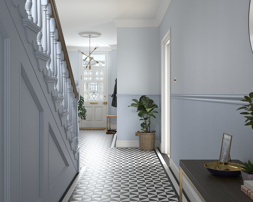 Dulux Heritage Lavender Grey Paint in Hallway