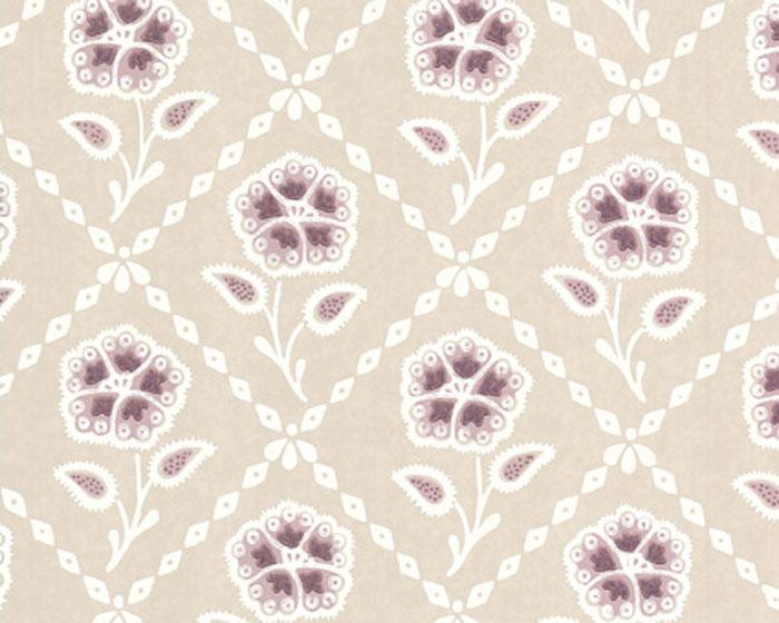 Little Greene Whitehall Cassis 0248WHCASSI Wallpaper