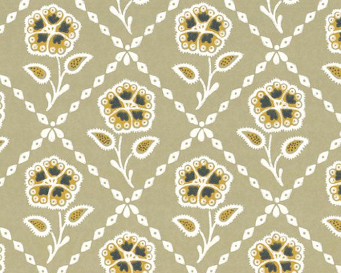 Little Greene Whitehall Moutarde 0248WHMOUTA Wallpaper