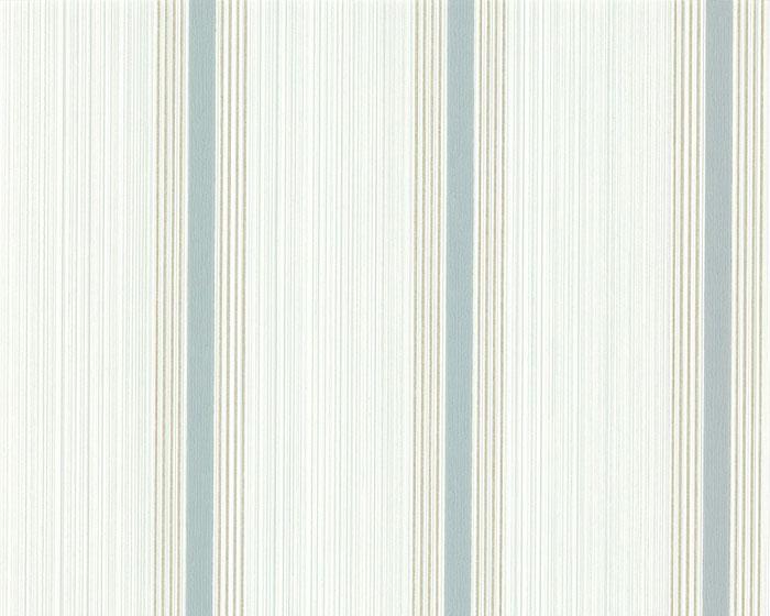 Little Greene Cavendish Stripe Brush Blue 0286CVBRBLU Wallpaper